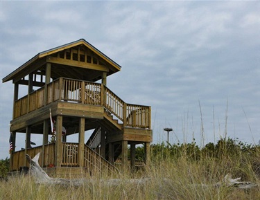 Bird Watching Tower Ribbon Cutting